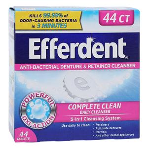 Efferdent Denture Cleanser Tablets 44/Bx