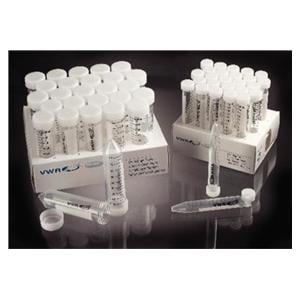 Centrifuge Tube Polypropylene 15mL Autoclavable 500/Ca