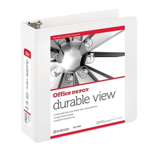 Durable View Round-Ring Binder 3" Rings Ea