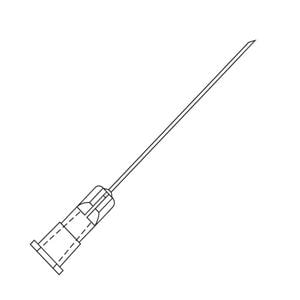 Retrobulbar Atkinson Anesthesia Needle 23gx1-1/2" Conventional 10/Bx