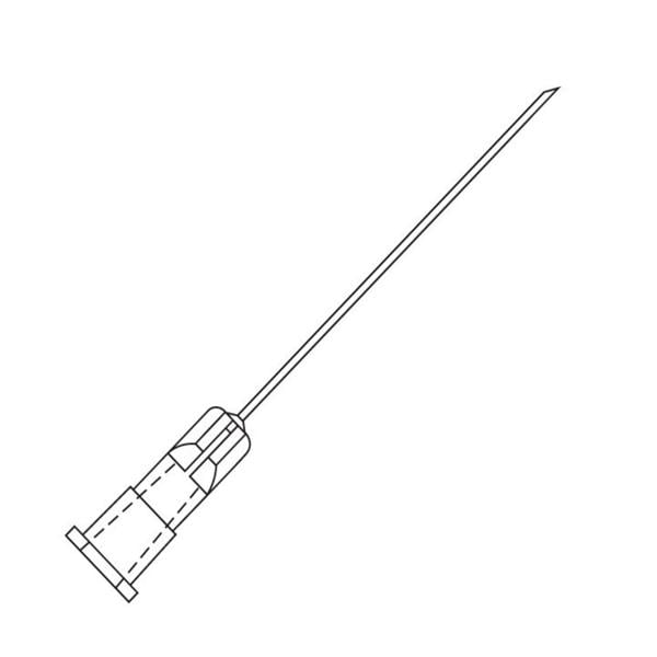 Retrobulbar Atkinson Anesthesia Needle 23gx1-1/2" Conventional 10/Bx