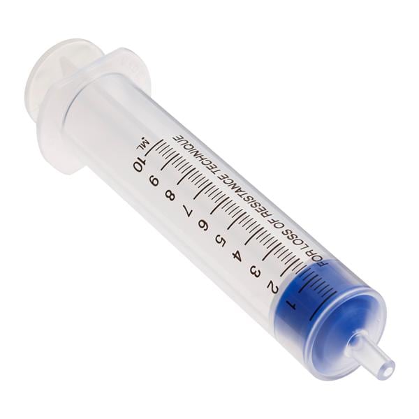 Luer Slip Syringe 10mL No Dead Space 25/Ca