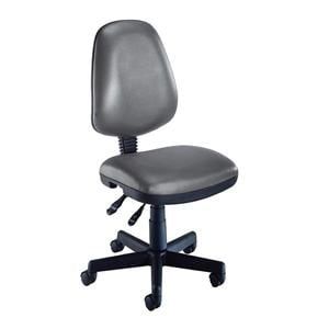 Chair Computer OFM 42x22x24" Wood/Steel Charcoal With Low Back Ea