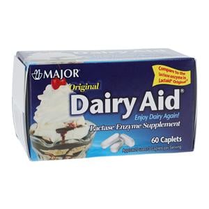 Lactase Enzyme Dairy Aid Caplets 60/Bt