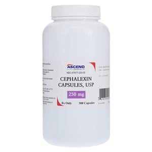 Cephalexin Capsules 250mg Bottle 500/Bt