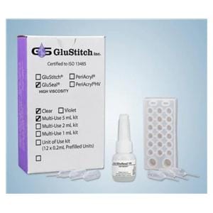 Bandage Adhesive Liquid GluSeal Clear Ea