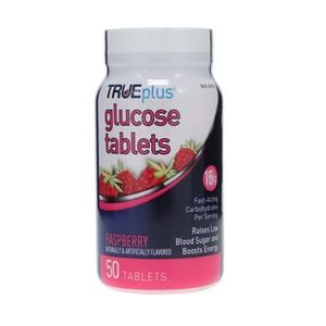 TruePlus Glucose Tablets Raspberry 50/Ct