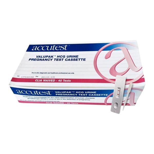 Accutest Pregnancy Test CLIA Waived 40/Bx