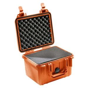 Pelican Protection Case Orange Molded Rubber/Foam With Foam 9.17x7x6.12" Ea