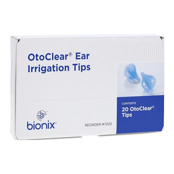 OtoClear Ear Wash Tips For use w/OtoClear Ear Wash System Blue Disposable 20/Bx