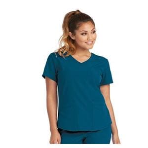 Skechers Scrub Scrub Top Plystr / Spndx V-Neck 3 Pockets 2X Large Bhm Womens Ea