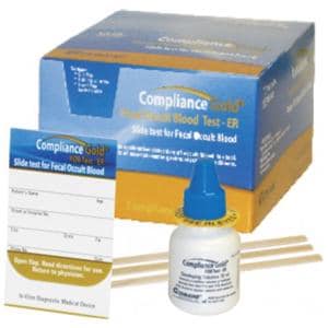 Compliance Gold FOB: Fecal Occult Blood Device Test Kit CLIA Waived 100/Bx