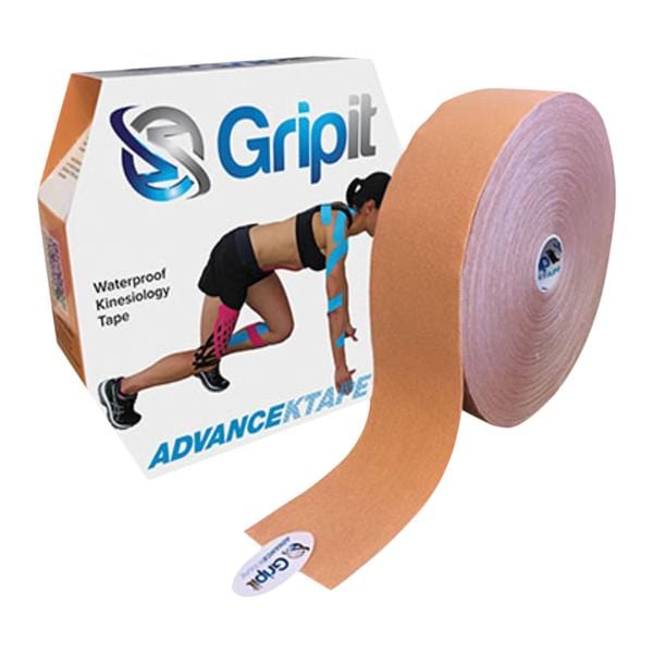 Strapit Advance Kinesiology Tape Viscose/Synthetic 2"x34yd Tan Ea