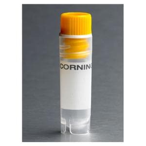 Cryogenic Vial Polypropylene 2mL Yellow Cap 500/Ca