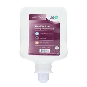 Alcare Extra Foam Sanitizer 1000 mL Refill Bottle Fragrance Free 6/Ca