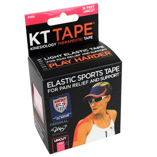 KT Tape Kinesiology Tape Cotton/Elastic 2"x16' Pink 8/Pk