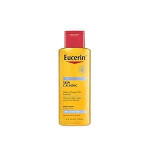 Eucerin Calming Wash 8.4oz Fragrance Free Dry Skin 12/Ca
