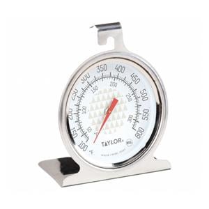 Oven Thermometer Stainless Steel 50 to 300C Ea
