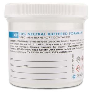 Prefilled Container Neutral Buffered Formalin 180mL 50/Ca