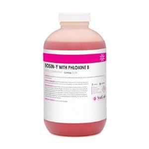 Stain Eosin-Y 500mL With Phloxine 1 Bottle Each of Cleaning Solutions A Ea