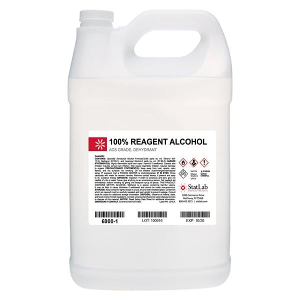 Alcohol Reagent 100% 1gal Ea, 4 EA/CA