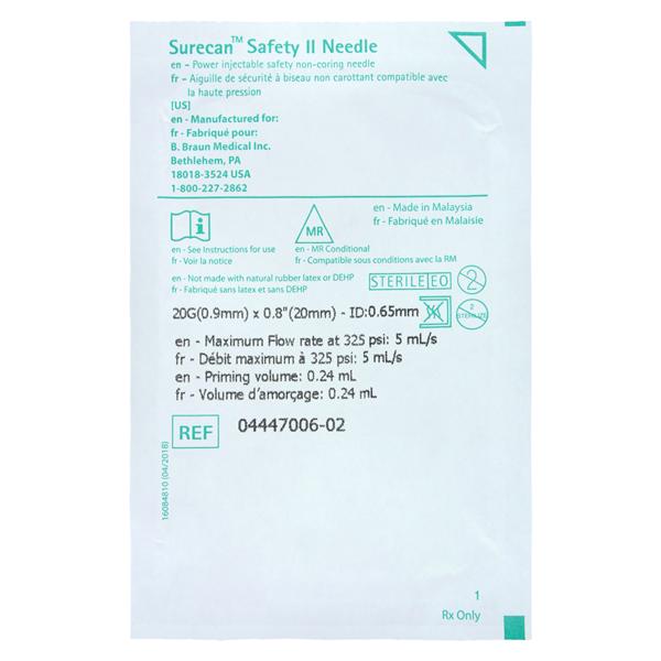 Surecan Safety II 4447006-02 Access Needle - Henry Schein Medical