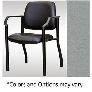 MTI Side Chair Dove Gray Ultraleather 425lb Capacity Ea