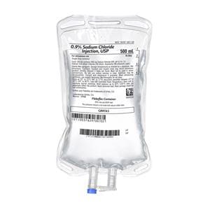 Grifols, S.A. IV Injection Solution 0.9% Sodium Chloride 500mL Bag Ea