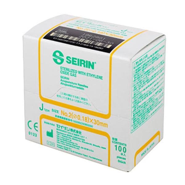 Seirin Acupuncture Needle .18x30mm Conventional 100/Bx