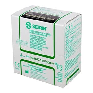 Seirin Acupuncture Needle .12x40mm Conventional 100/Bx