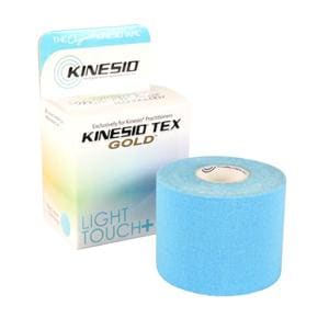 Kinesio Tex Gold Kinesiology Tape Cotton 2"x16.4' Blue 12/Ca
