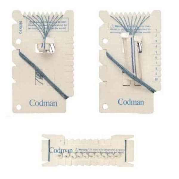 Codman Rayon Surgical Patties 1/2x1/2" Sterile Radiopaque LF