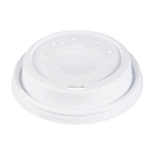 Dart Cafe G White Cappuccino Dome Lids For 12-24 Oz Cups 1000/Ca