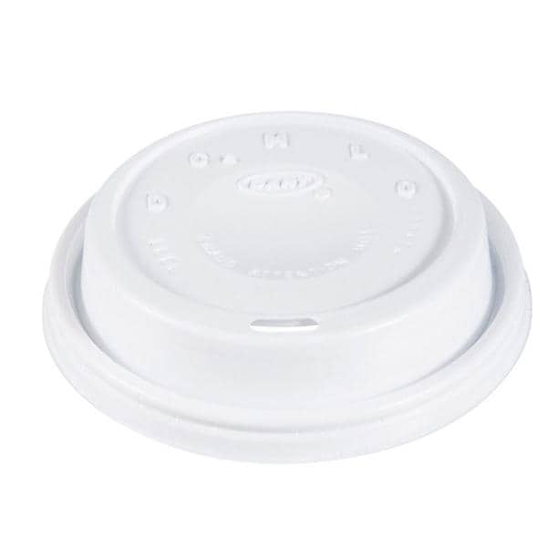 Dart Cafe G White Cappuccino Dome Lids For 12-24 Oz Cups 1000/Ca