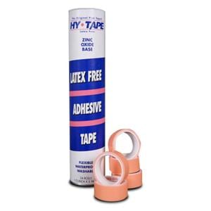 Hy-Tape Medical Tape Zinc Oxide 4"x5yd Pink Non-Sterile 3/Ca