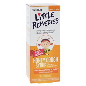 Little Remedies Children Cough Syrup Honey 4oz/Bt