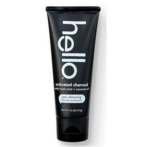 Hello Charcoal Whitening Toothpaste Adult 4 oz Mint 12/Ca