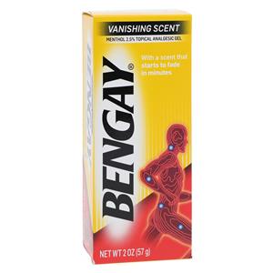 Bengay Pain Relief Topical Gel Menthol 2oz/Bx, 36 BX/CA