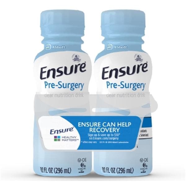 Ensure Pre-Surgery Nutrition Drink Clear Carb Strawberry 10oz Bottle 16/Ca