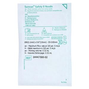 Surecan Safety II Needle Set 19gx0.6" Safety 100/Ca