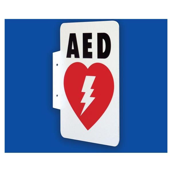 HeartStation AED Sign New Plastic 10/Pk