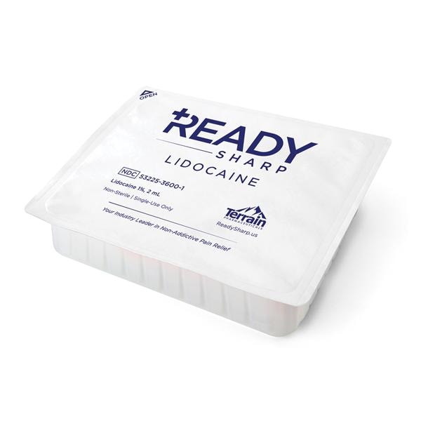 ReadySharp Lidocaine Injection 1% SDV 2mL Ea, 20 EA/CA