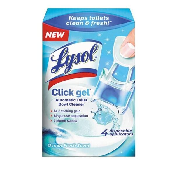 Lysol Brand Click Ge Automatic Toilet Bowl Cleaner 4/Pk