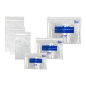 Zippit Storage Bag 2mil Thick 3x5" Non-Sterile 1000/Ca