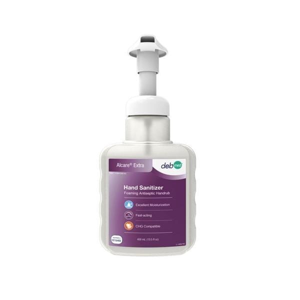 Alcare Extra Foam Sanitizer 400 mL Pump Bottle 6/Ca