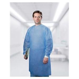 Chemotherapy Gown X-Large Blue 50/Ca