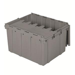 Attached Lid Container 24x19x12.5" 17.5 Gal 4/Ca