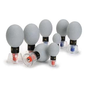 Haci Bio-Magnetic Cupping Set Gray With Squeeze Bulbs