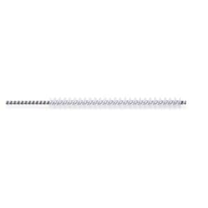 Channel Cleaning Brush Nylon Bristle 8" Stainless Steel Handle 2/Pk