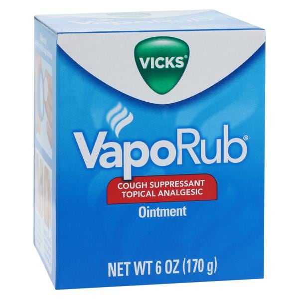 Vicks Vaporub Topical Ointment 6oz/Jr, 12 JR/CA